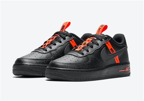 black orange air force 1.